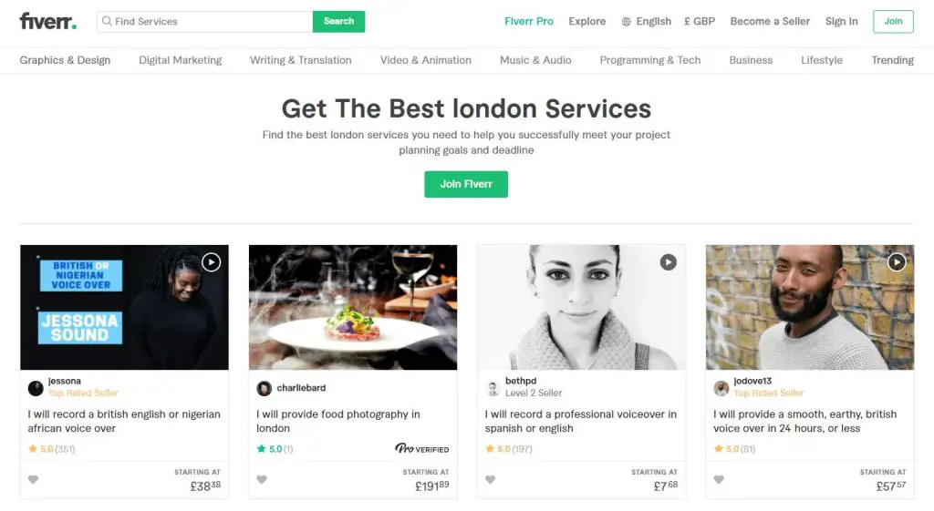 Earn cash offering services in London in London