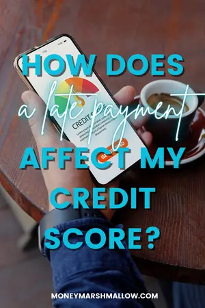 Late payment credit score