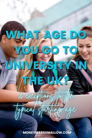 University starting age UK