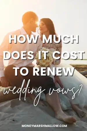 Cost of renewing wedding vows